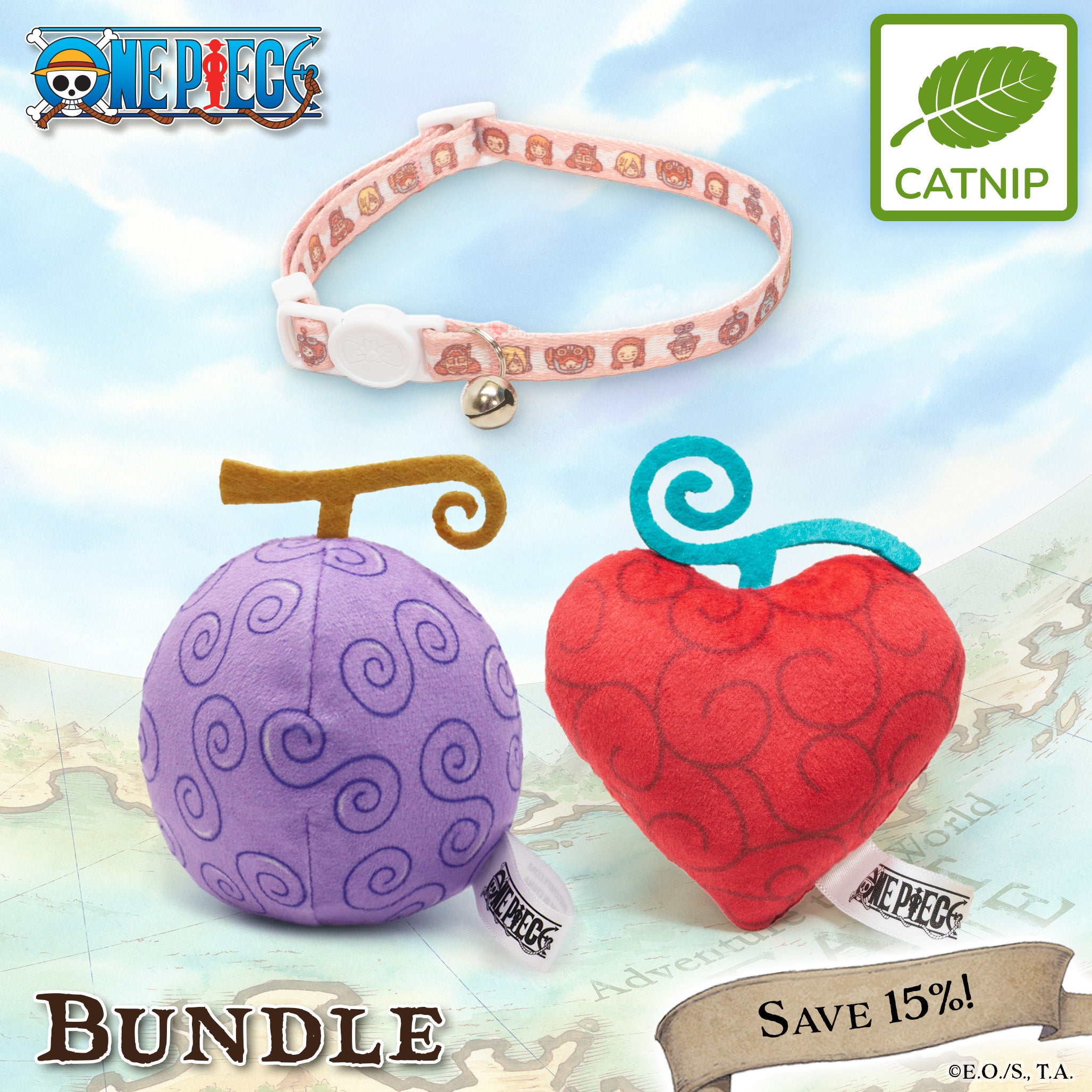 Devil Fruit Cat Toy Bundle | One Piece | Pawsonify