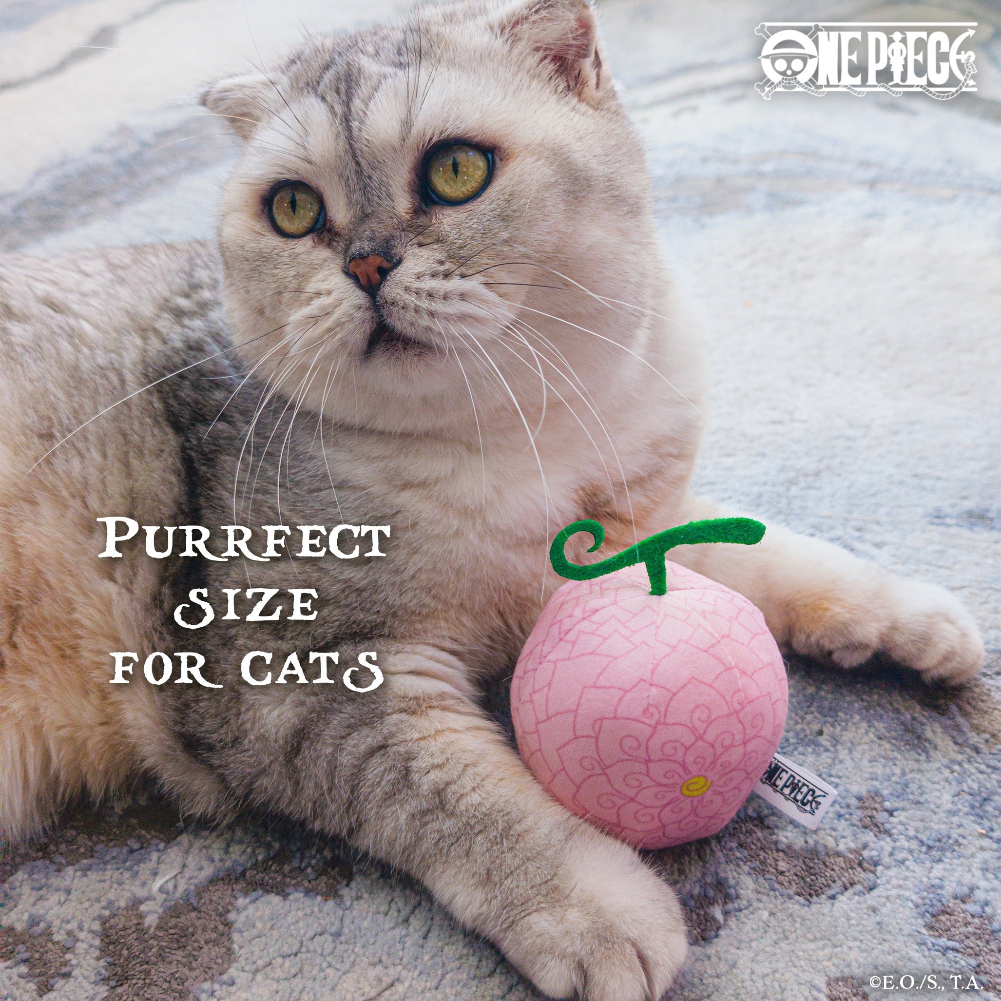 Pre-Order】 Flower-Flower Fruit Catnip Toy | One Piece | Pawsonify