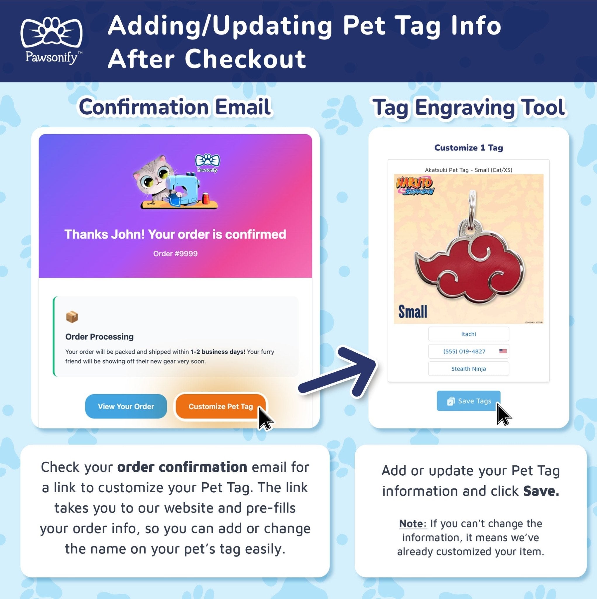【 Select Seconds】Jinbe Pet Tag - Pawsonify