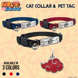 Cat Two Piece Bundle - Rogue Ninja Collar & Akatsuki Pet Tag
