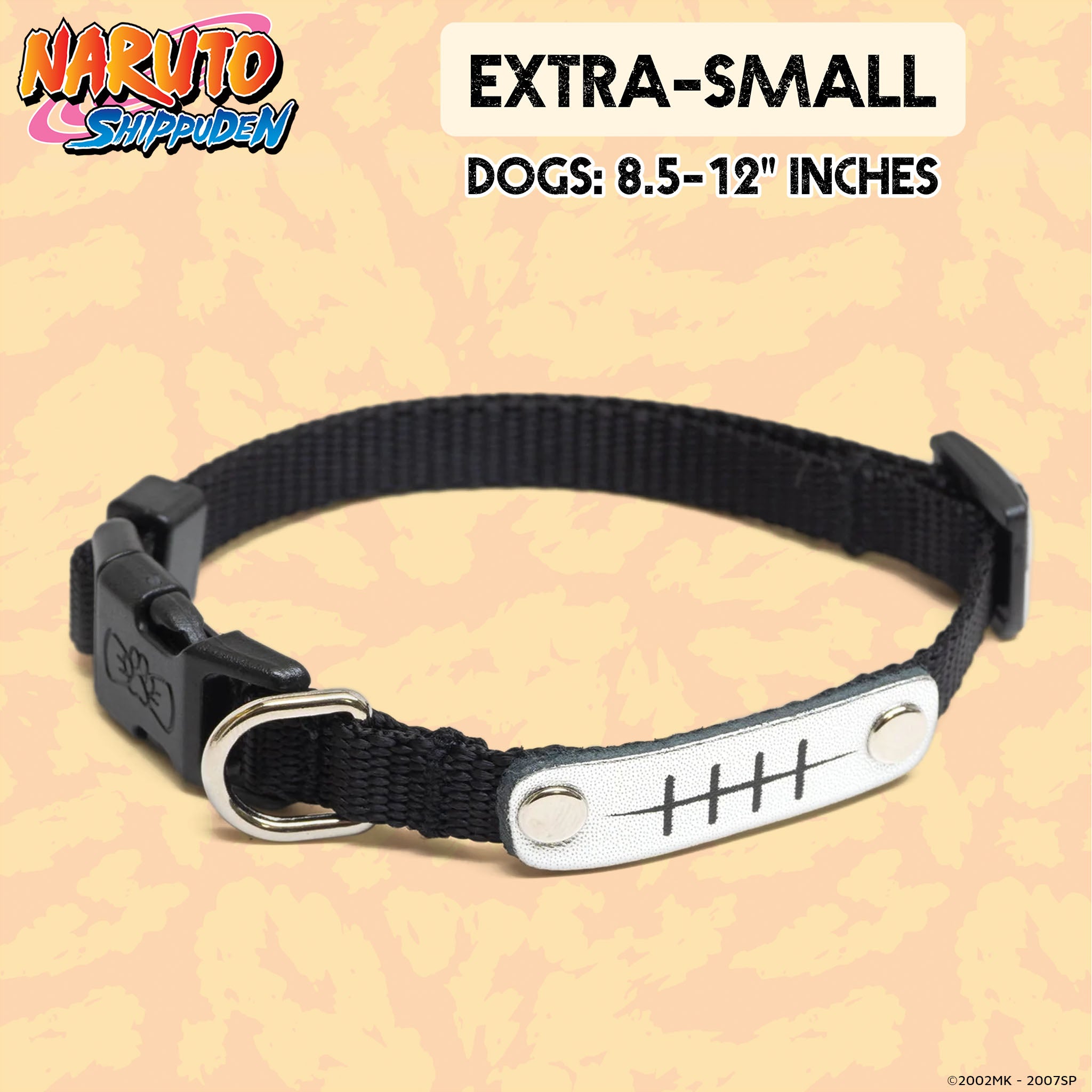 Naruto Shippuden x Pawsonify - Officially Licensed - Pain's Rogue Rain Collar for Extra Small Dogs #size_Dog: (XS) 8.5-12"
