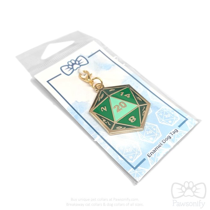 D20 Dog Tag - Pawsonify