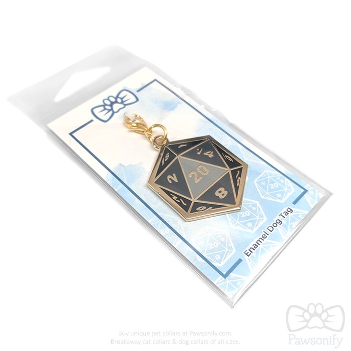 D20 Dog Tag - Pawsonify