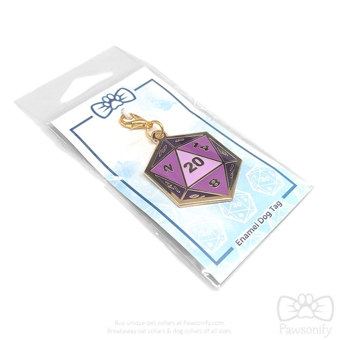 D20 Dog Tag - Pawsonify