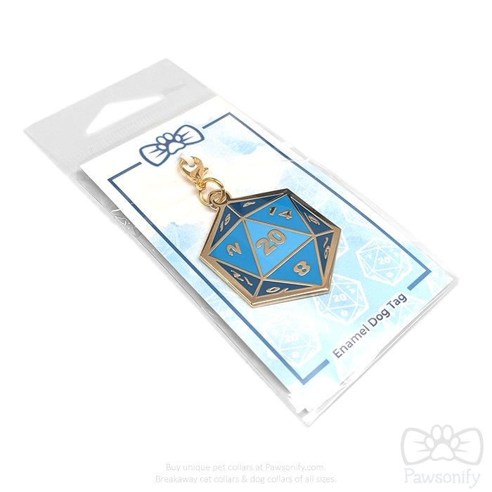 D20 Dog Tag - Pawsonify