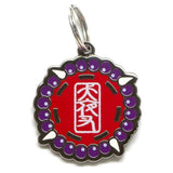 Inuyasha-themed Enamel Pet ID Tag with Character Artwork and Customizable Engraving