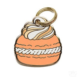 Orange Macaron Pet Tag FREE ENGRAVING